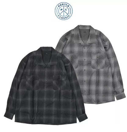 Porter Classic Wool Plaid Shirt Jacket