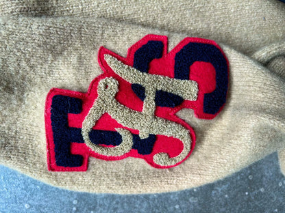 number nine knitted cardigan in beige