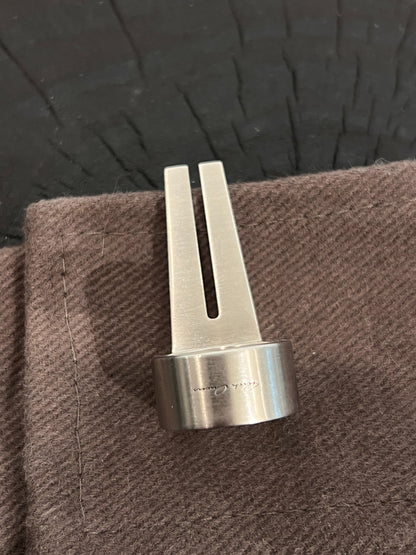 Rick Owens Open Brushed Ring Size 52