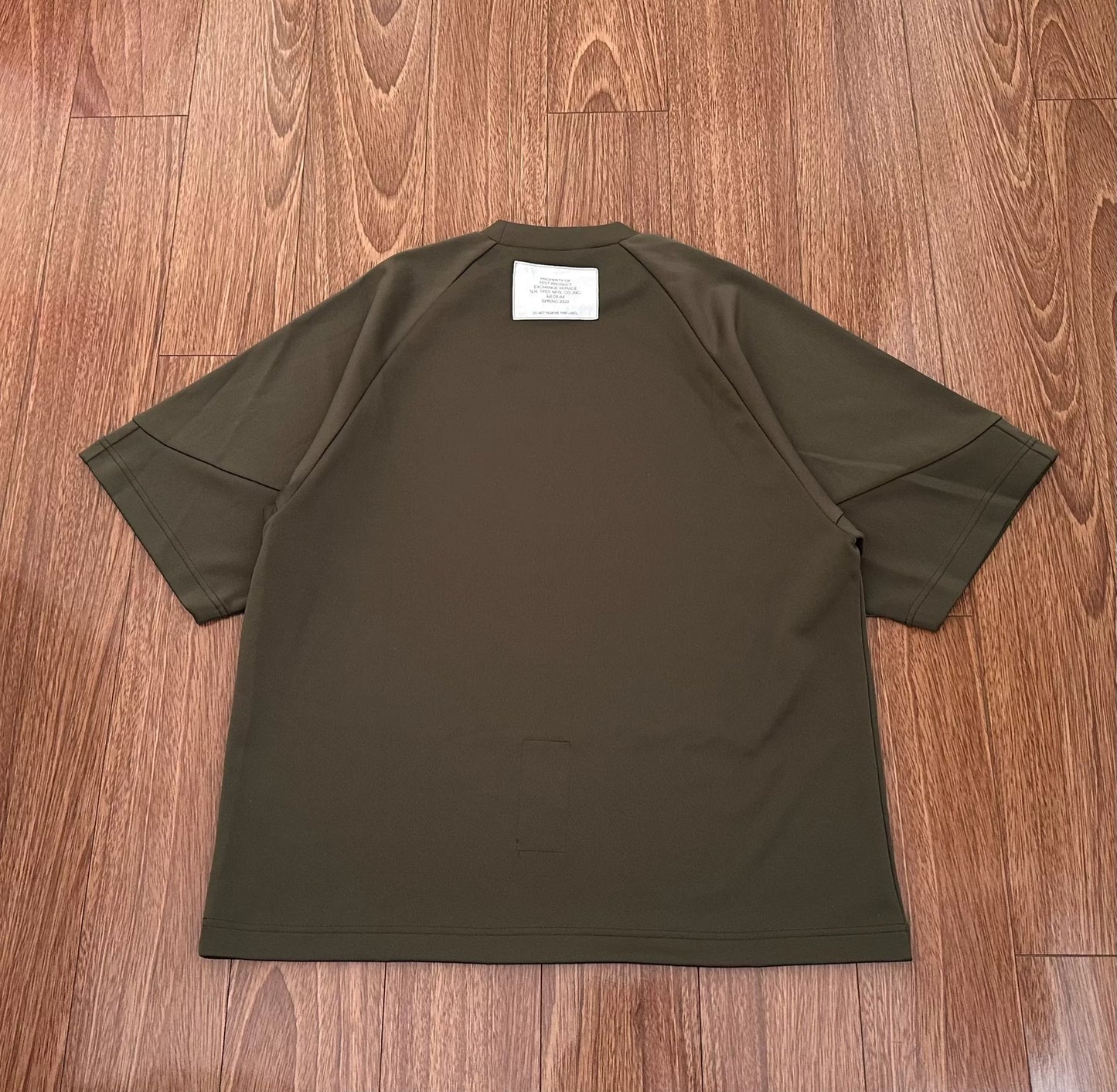 military style quick-dry short sleeve tee
