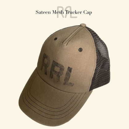 Double RL Logo Military Baseball Cap