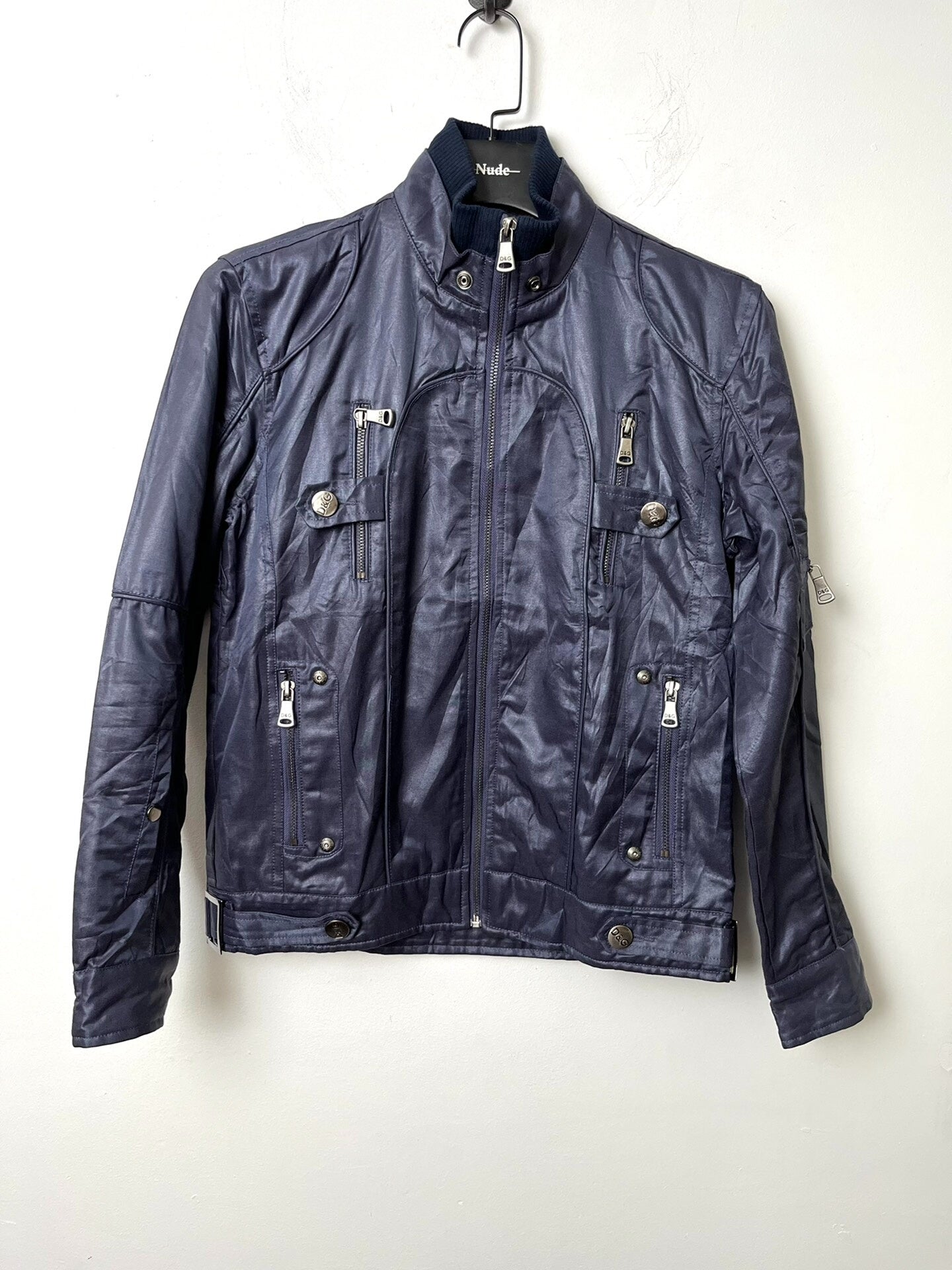 electric purple Dolce & Gabbana jacket