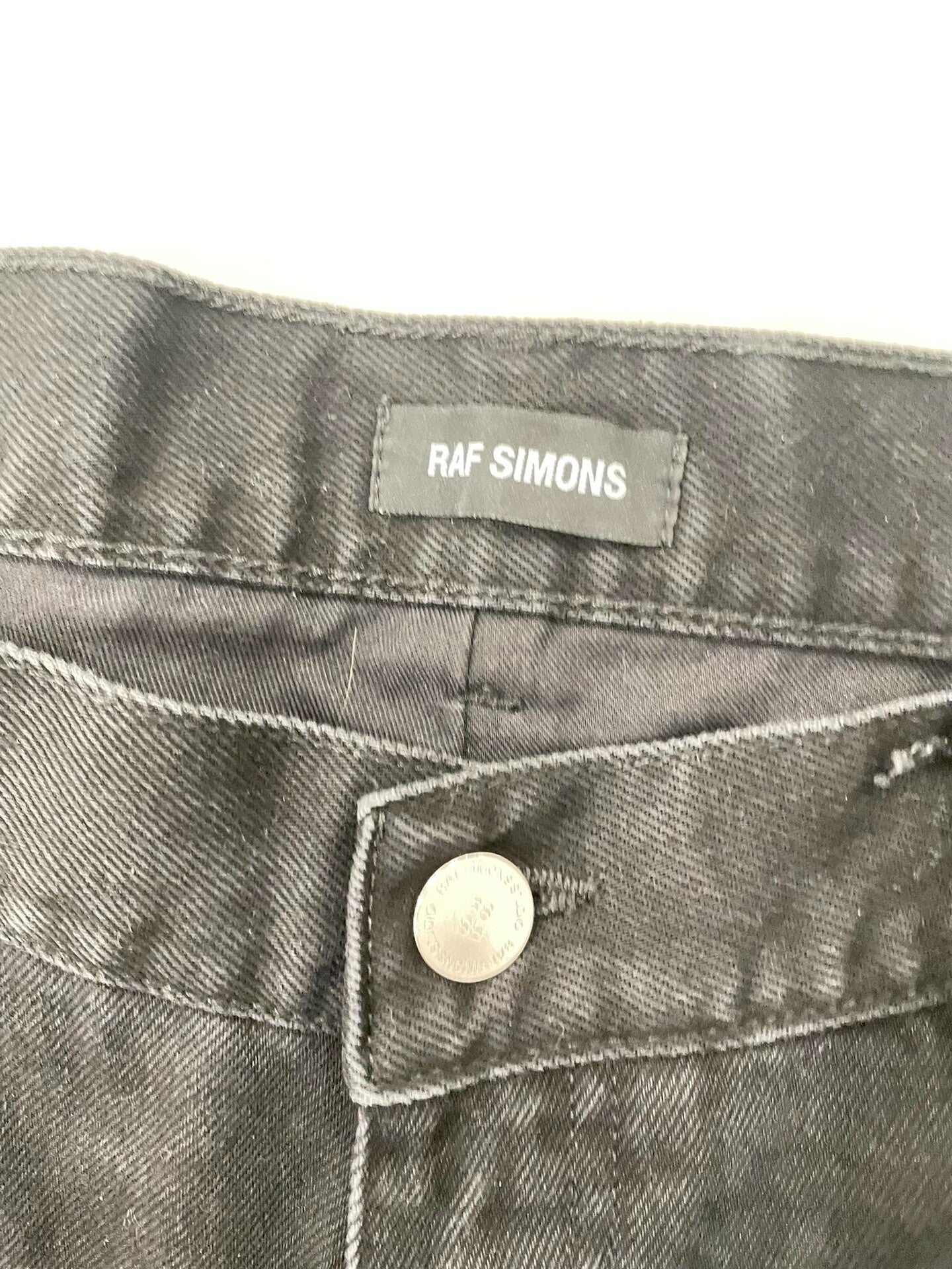 Raf Simons Distressed Denim Pants