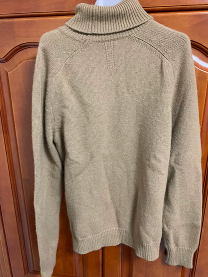 Saint Laurent Beige Turtleneck Sweater