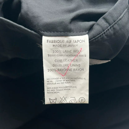 yohji yamamoto black double-breasted blazer