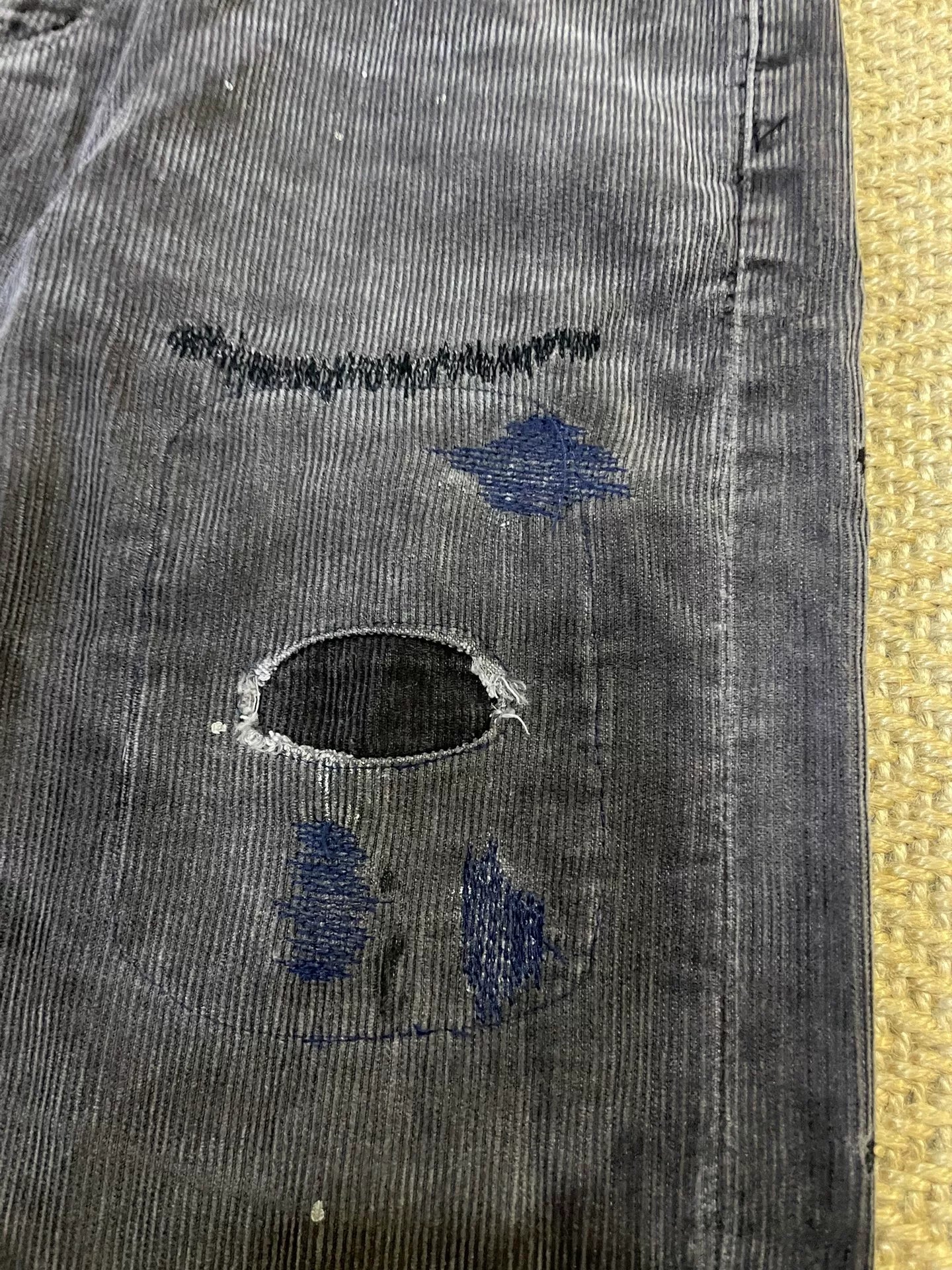 NEIGHBORHOOD Distressed Corduroy Casual Pants