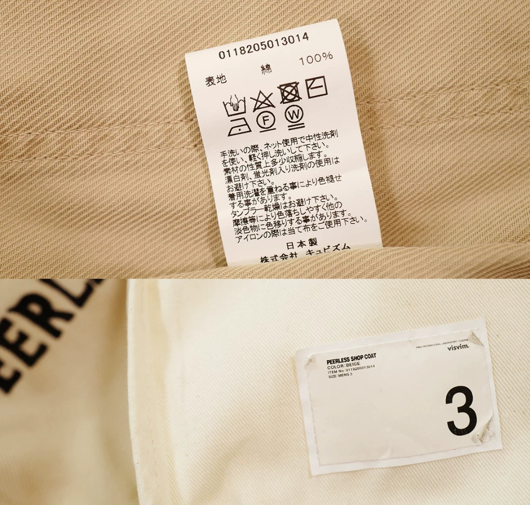 visvim peerless coat with vintage design