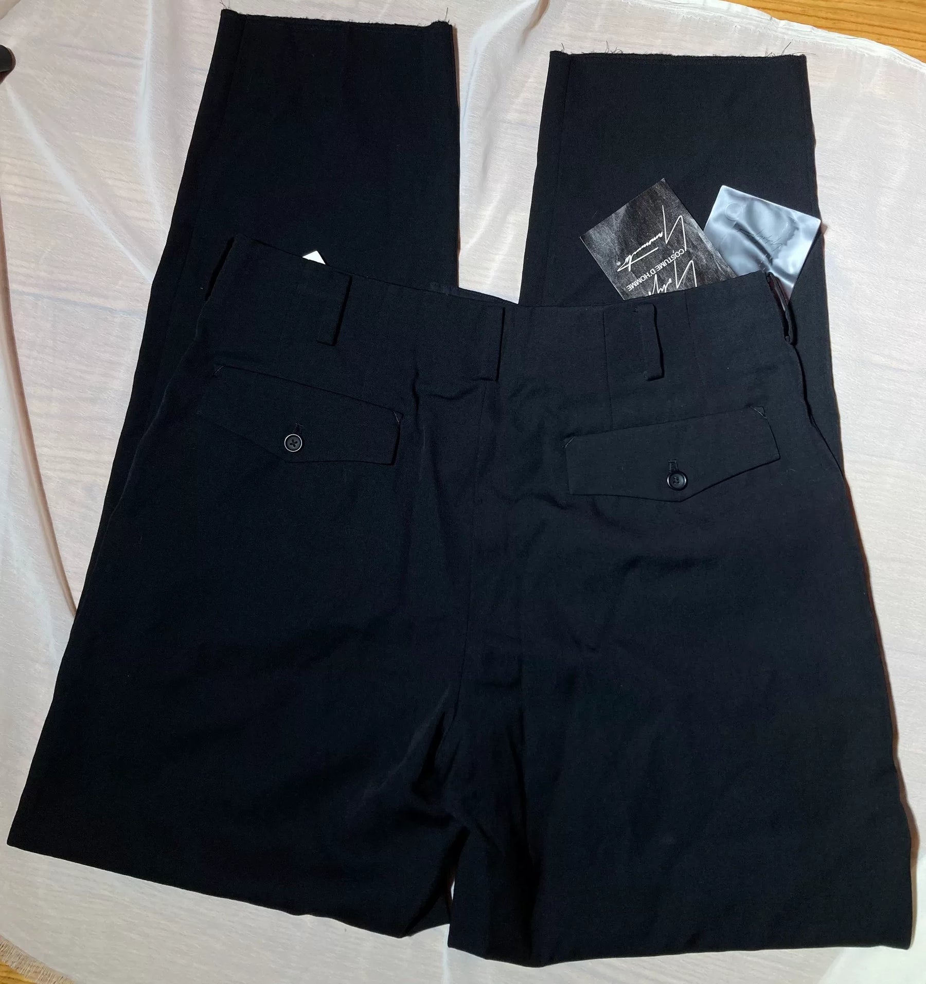 Yohji Yamamoto Men's Wool Trousers