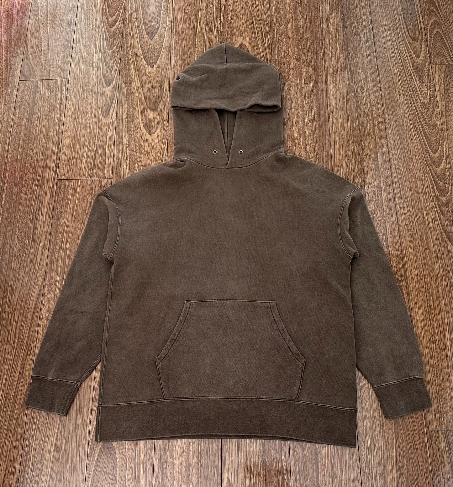 visvim jumbo hoodie in mud color