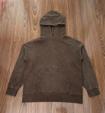 visvim jumbo hoodie in mud color