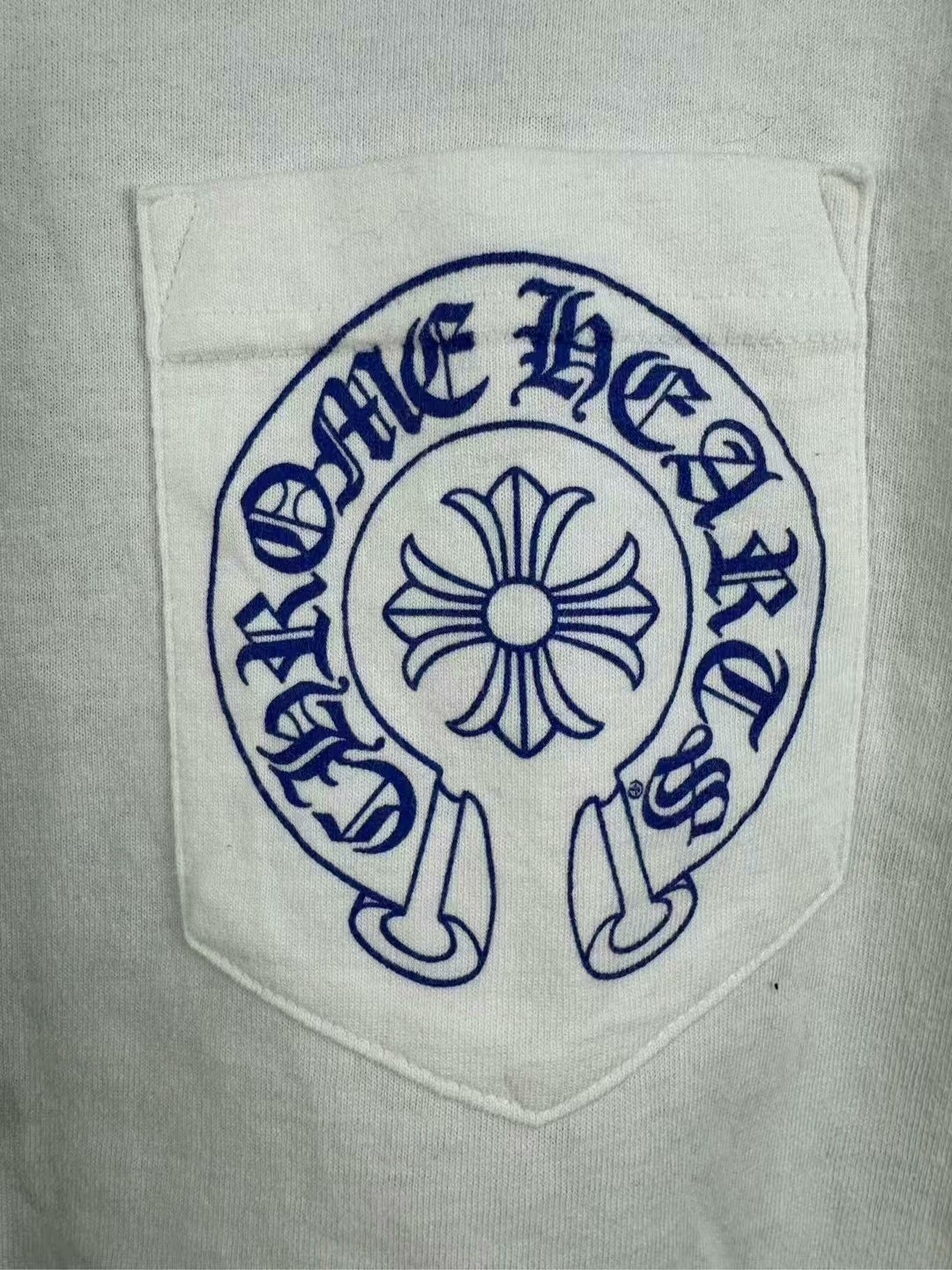 chrome hearts long sleeve white shirt