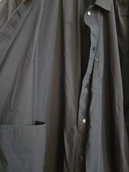 Porter Classic Poplin Gathered Coach Jacket