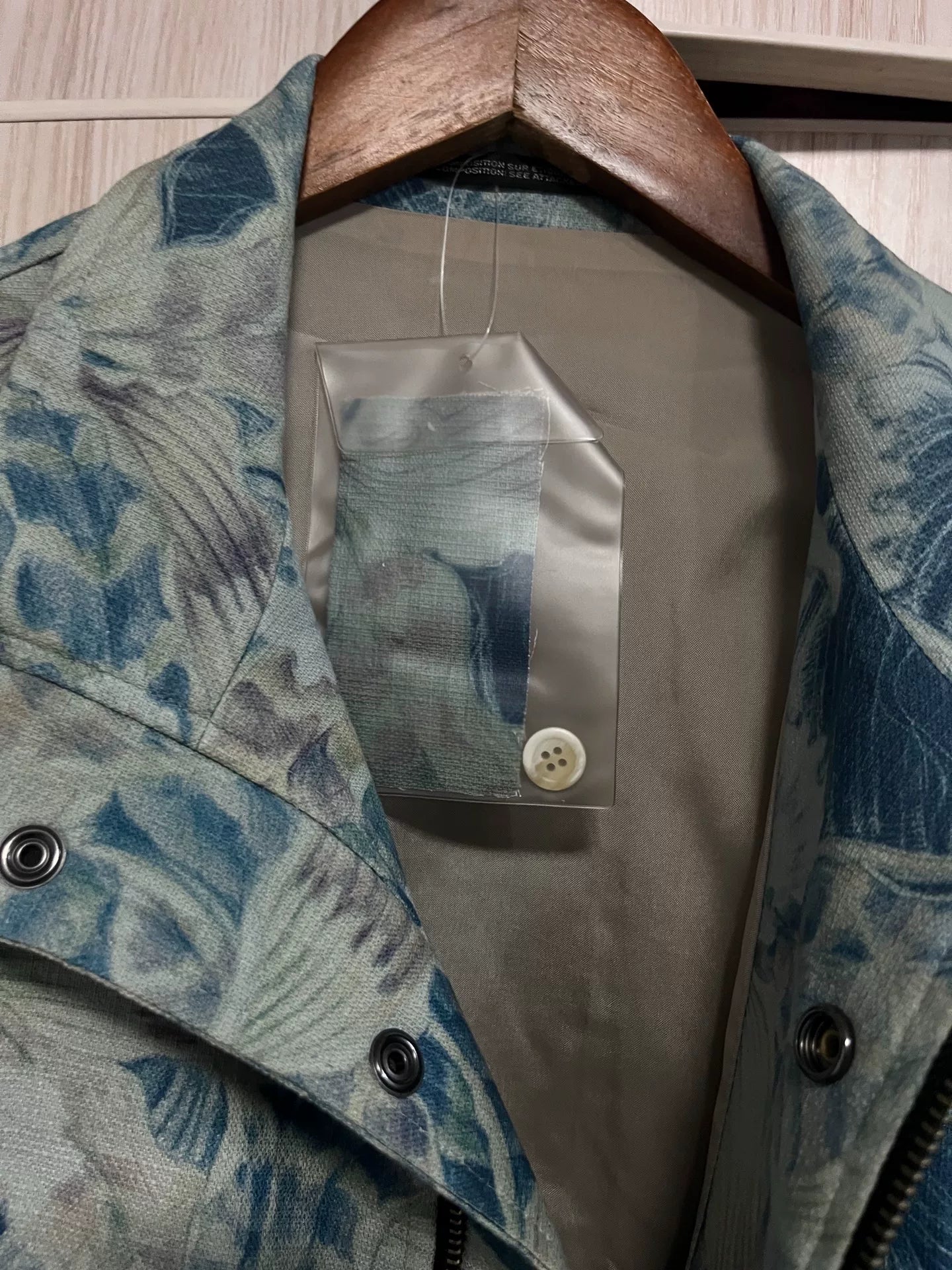 Yohji Yamamoto Floral Motorcycle Jacket