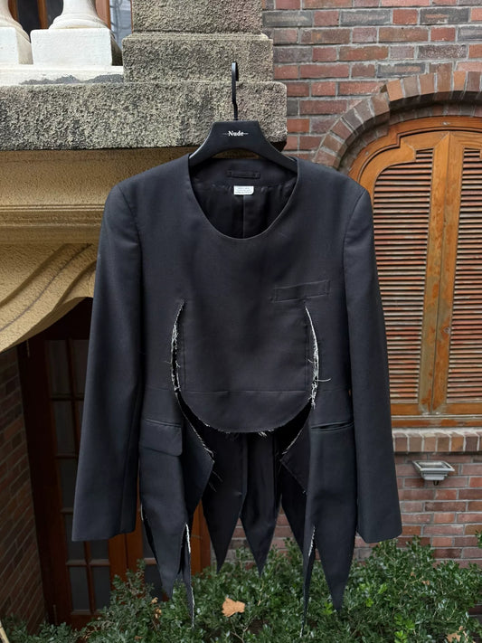 comme des garcons homme plus wool pullover jacket