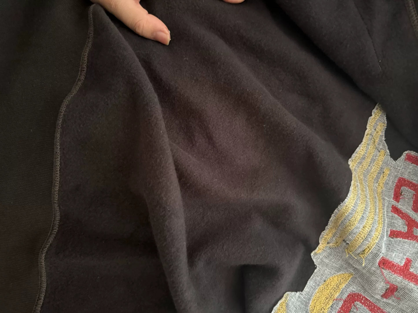 vintage Fleece Lined Motorcycle Cardigan