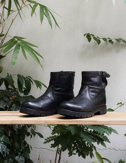 Vintage Dirk Bikkembergs 2000s Leather Trainer