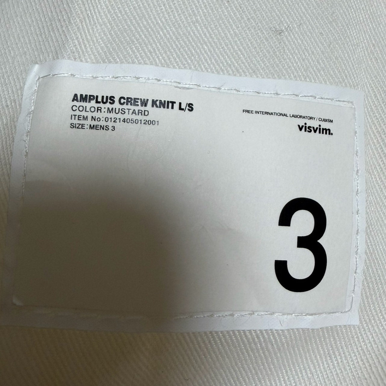 VISVIM 21AW Spot Amplus Crew Knit