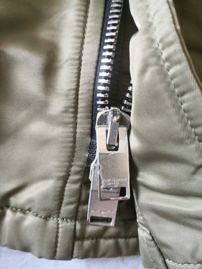 Saint Laurent SLP MA1 Olive Padded Jacket