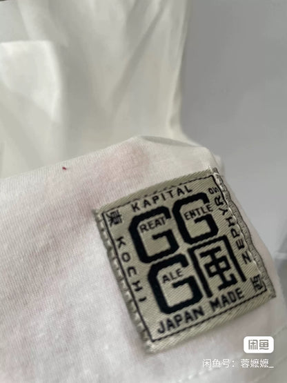 KAPITAL 3G Hollow-Out Short-Sleeve Tee