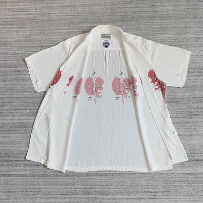 WackoMaria Skull Tattoo Short Sleeve Shirt