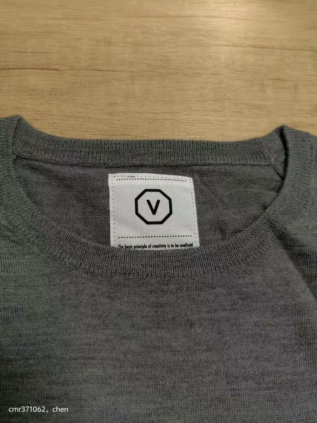 visvim diamante crew neck knit