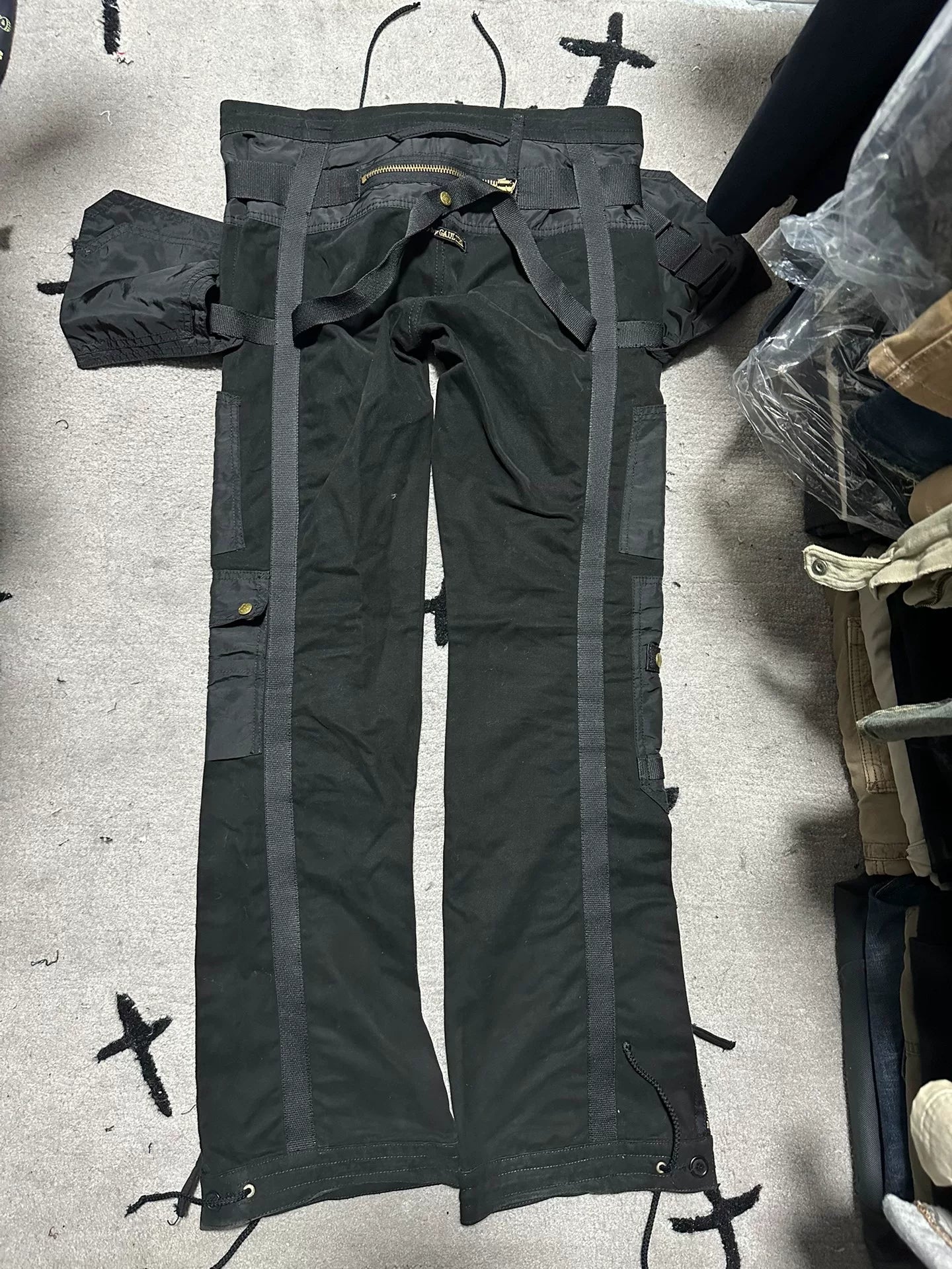 Jean Paul Gaultier Bondage Cargo Pants