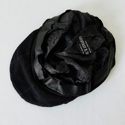 black prince of wales cashmere cap