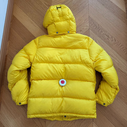 Yellow Hooded Puffer Jacket RL Rugby