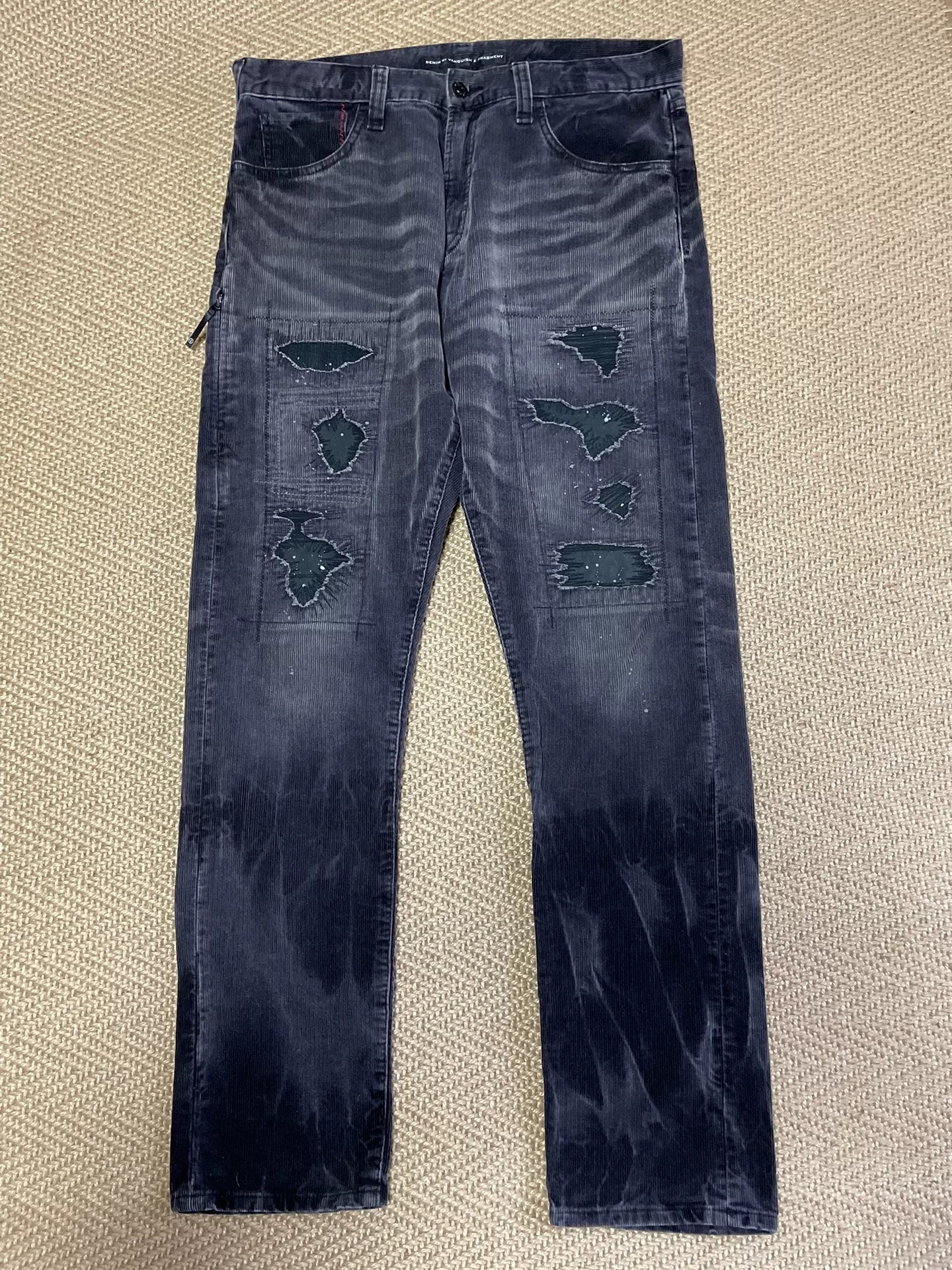 denim casual pants by vanquish & fragment