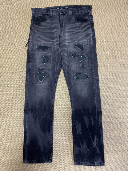 denim casual pants by vanquish & fragment