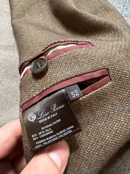 high-quality cashmere silk blend blazer