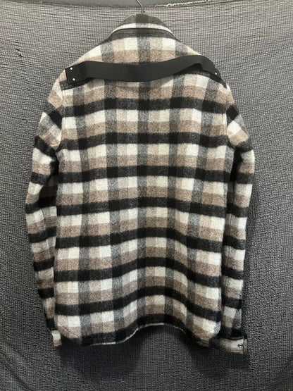 Rick Owens Larry Season Wool Check Jacket