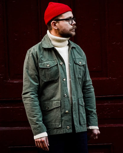 red knit watch cap by knickerbocker