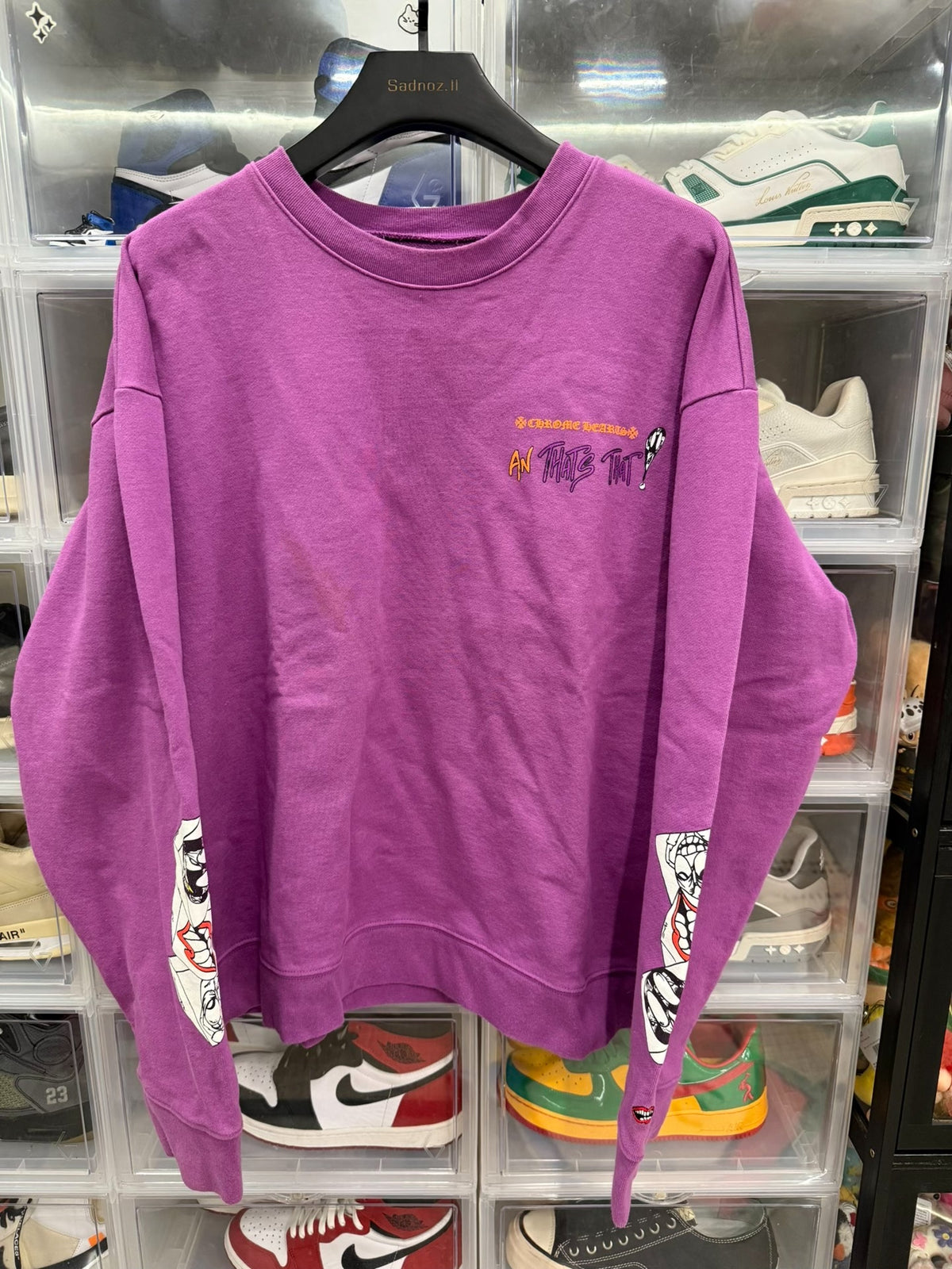 Chrome Hearts Mattyboy Graffiti Crewneck Sweatshirt