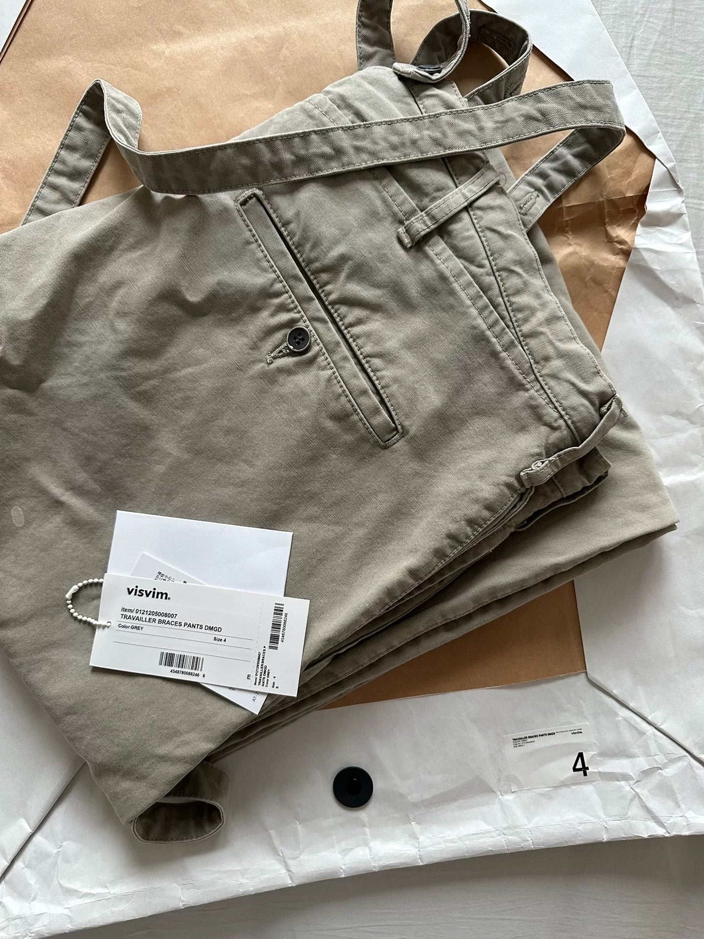 Visvim Traveller Braces Pants DMGD