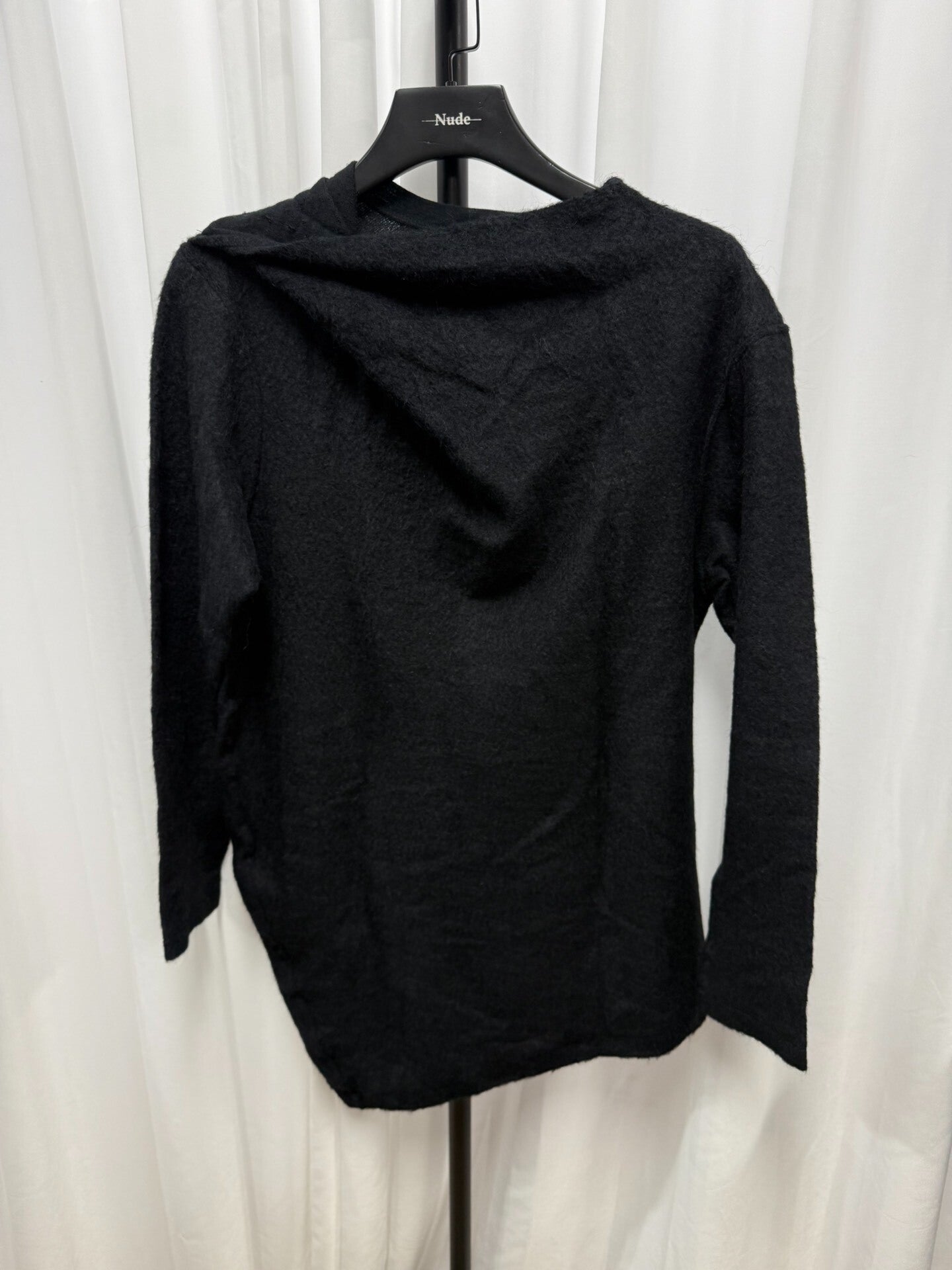 Julius 7 Plush Scarf Collar Longsleeve
