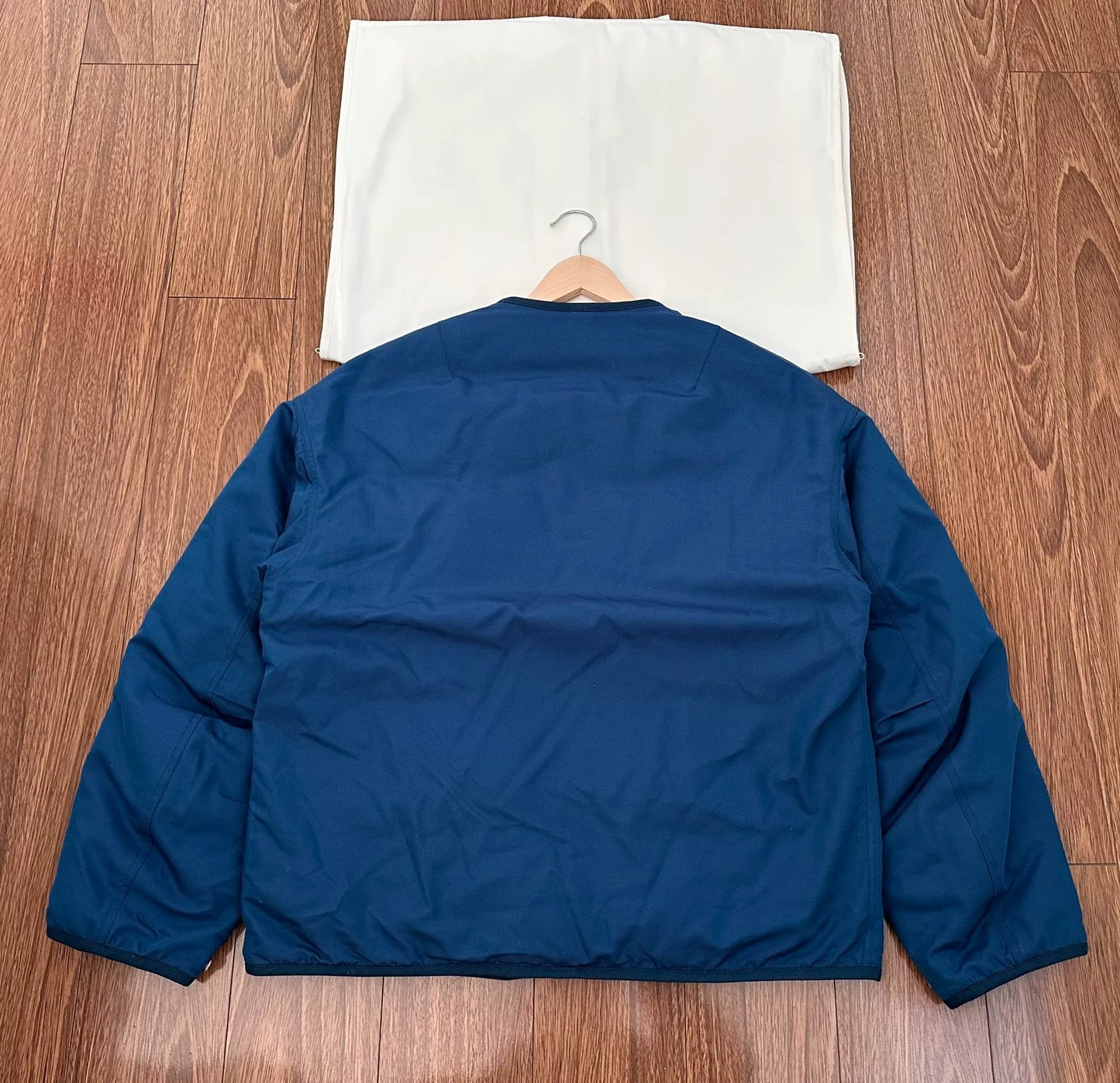 visvim iris down jacket navy blue