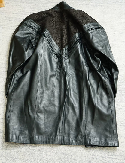 Dries Van Noten Leopard Patchwork Leather Jacket