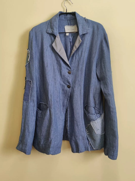 Greg Lauren Craftsmanship Denim Blazer
