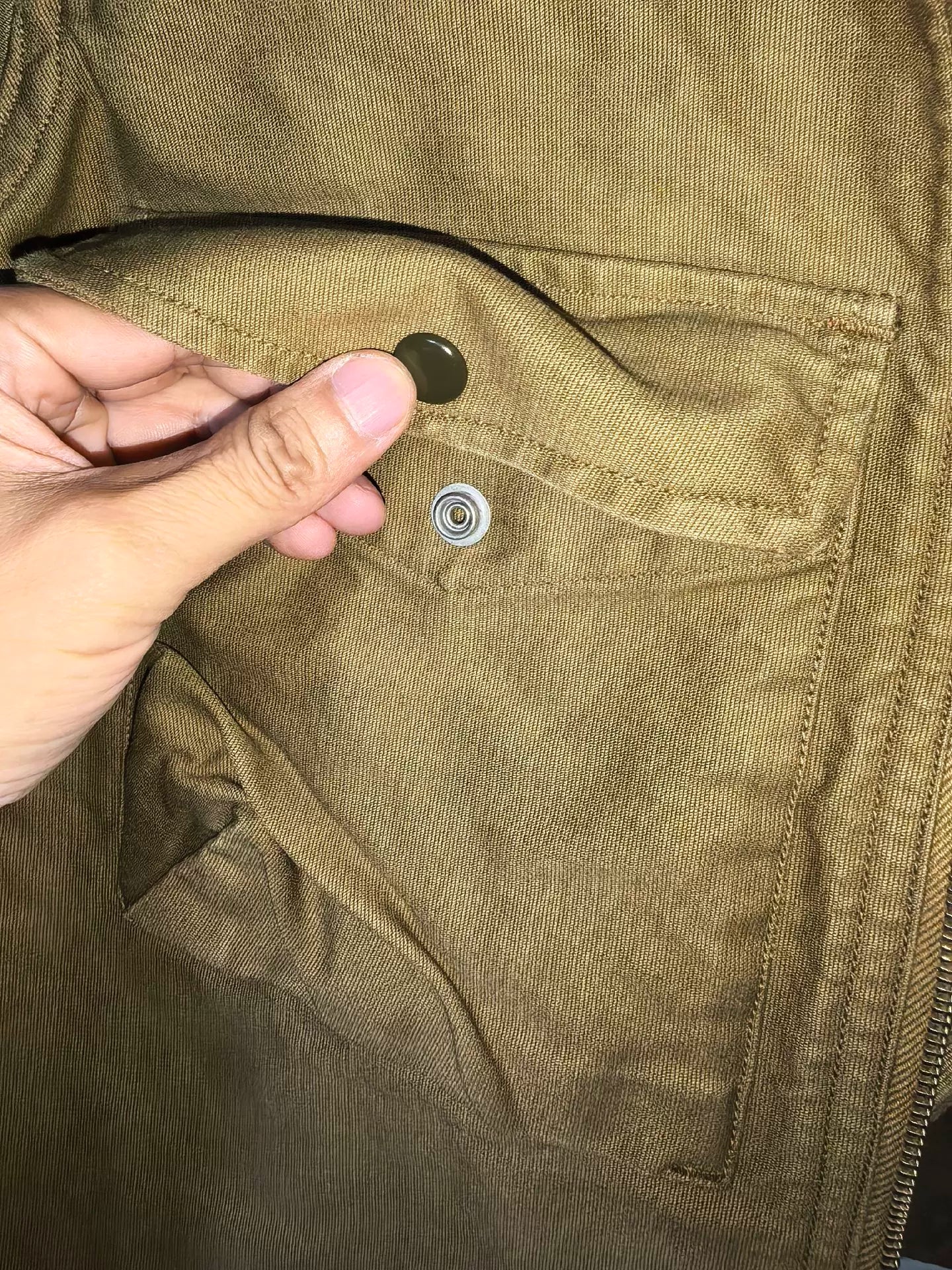 Freewheelers Aviators' Jacket Khaki Beige