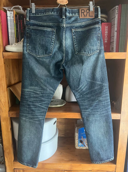 RRL Double RL Slim Wash Denim Pants