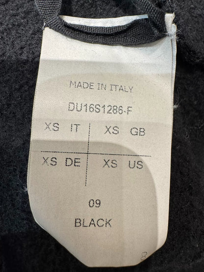 rick owens drkshdw zip-up hooded jacket