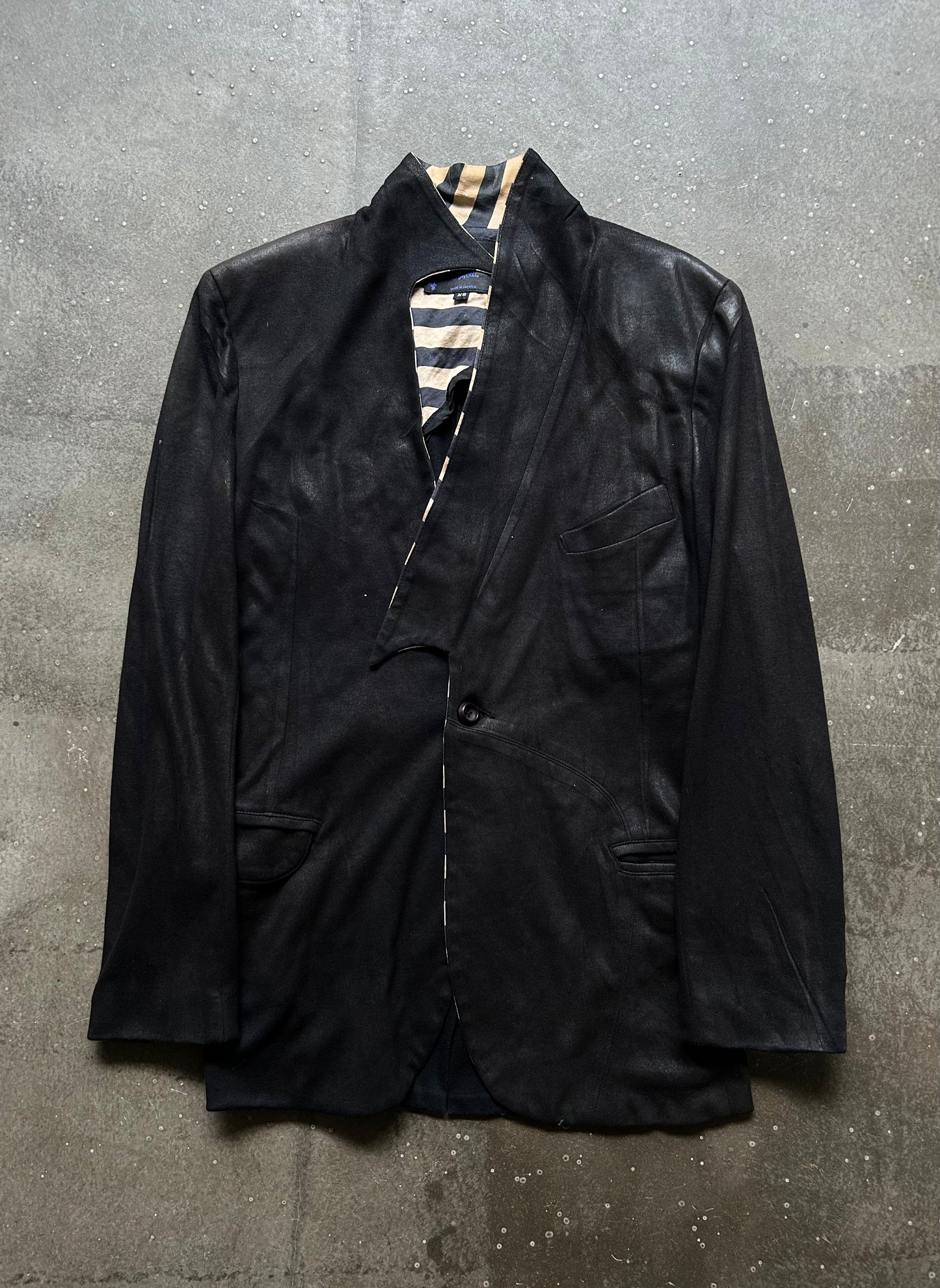 diamond dogs irregular tailored blazer