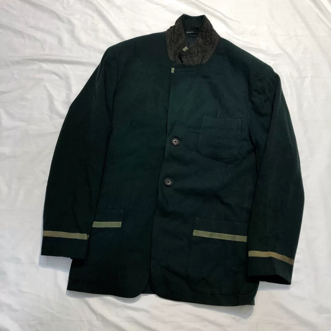 Yohji Yamamoto Striped Runway Coat