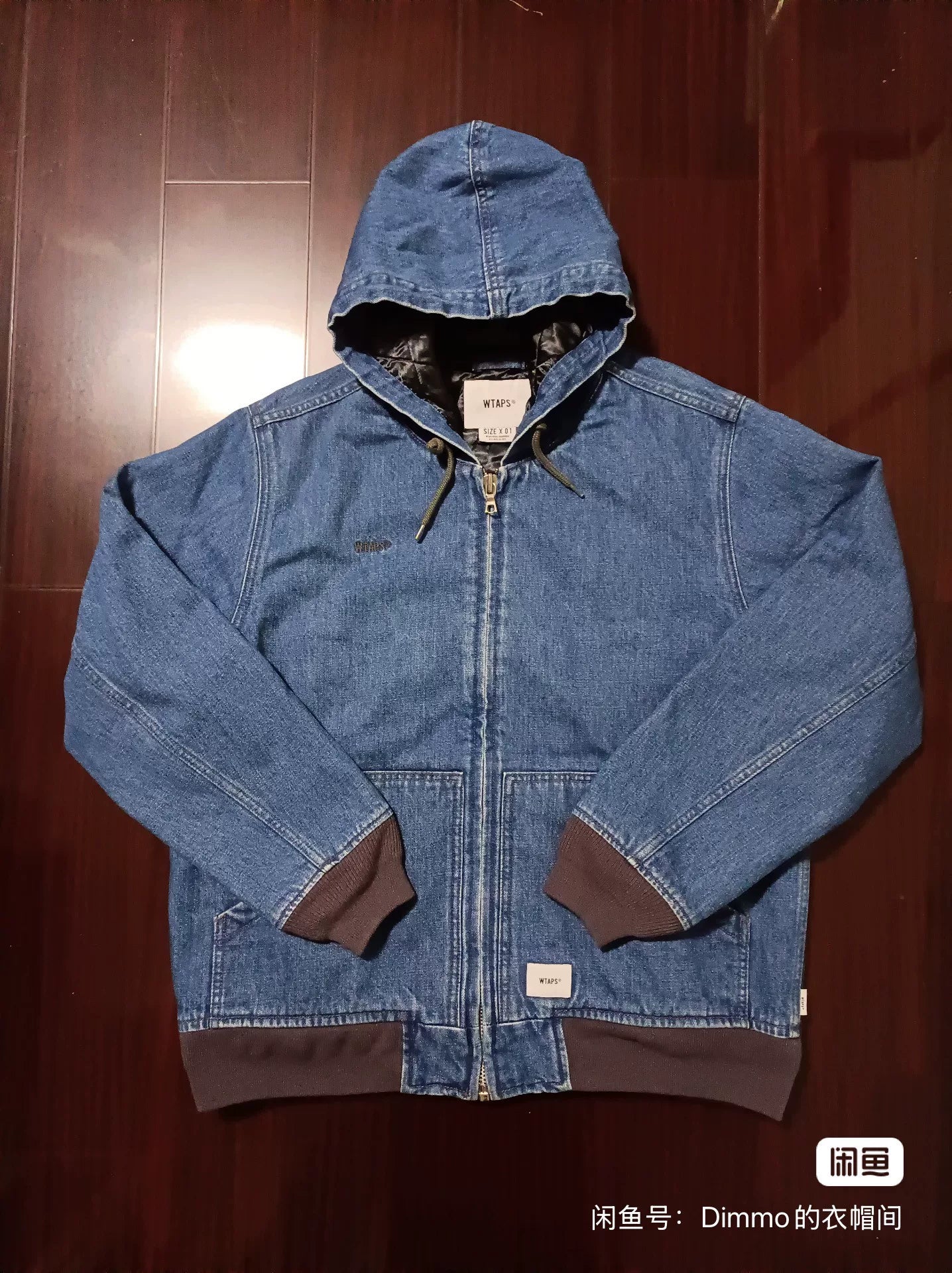 WTAPS 18AW VICE Denim Quilted Jacket