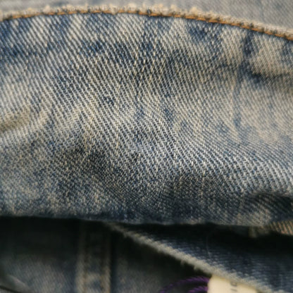 Saint Laurent Shark Embroidery Denim Jacket