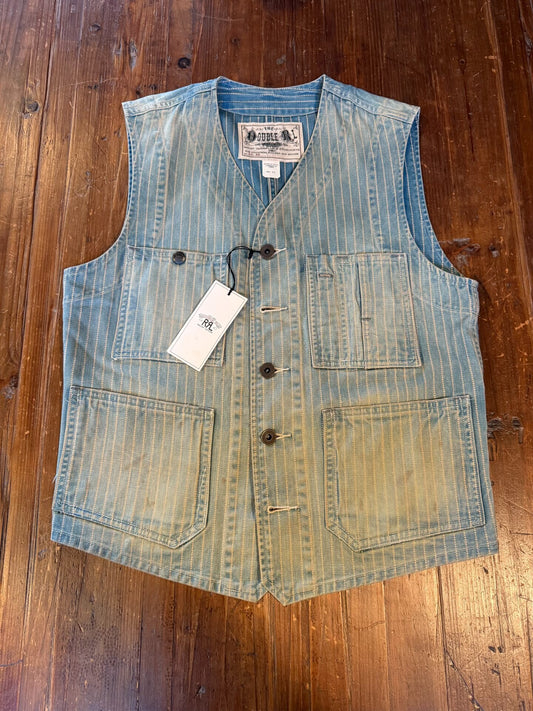 RRL Wabash Stripe Vest