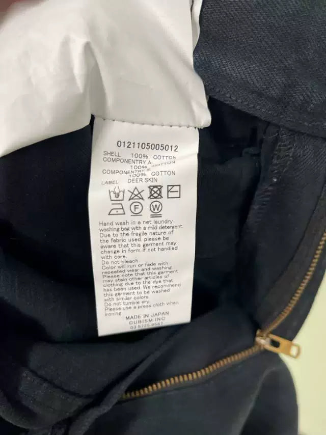 Visvim Dark Blue Distressed Denim Jeans
