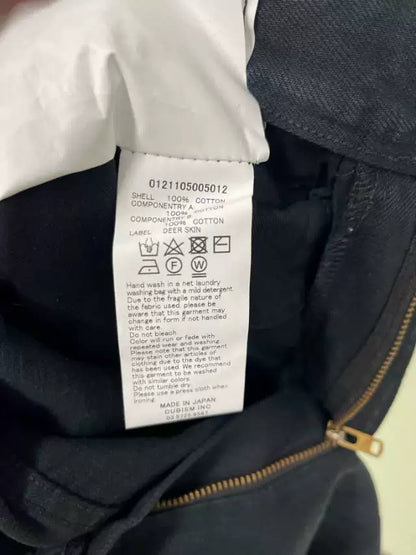 Visvim Dark Blue Distressed Denim Jeans