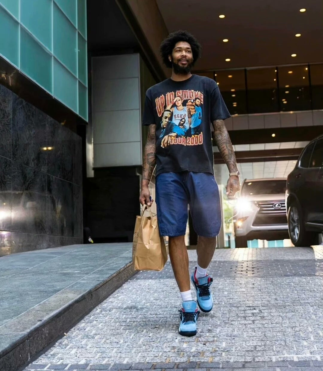 vintage up in smoke tour 2000 rap tee